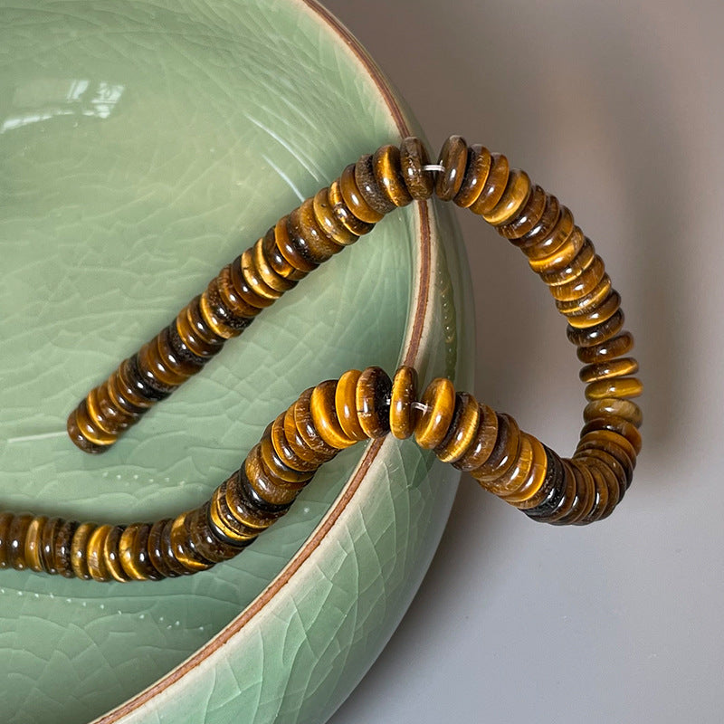 Natural agate spacer loose beads semi-finished gasket 108 beaded bracelet necklace DIY jewelry spacer beads