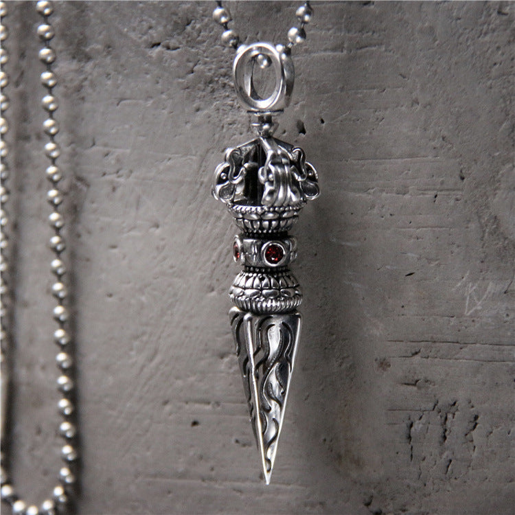 S925 sterling silver Vajra Pendant