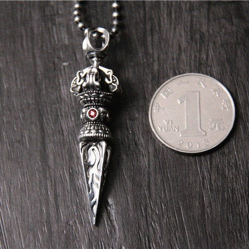 S925 sterling silver Vajra Pendant