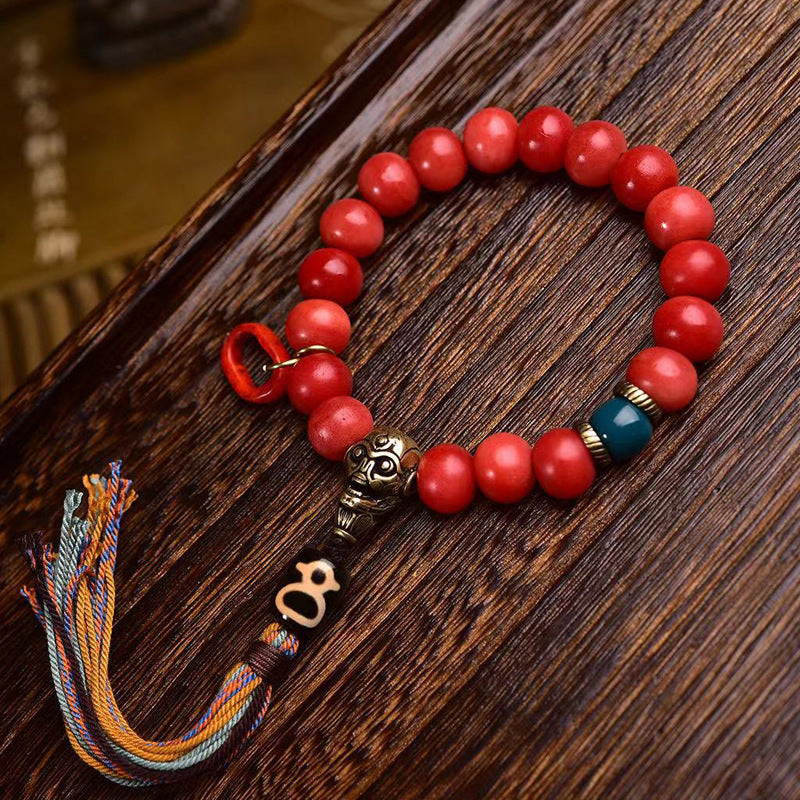 Natural full blood camel bone bracelet Tibetan retro unisex
