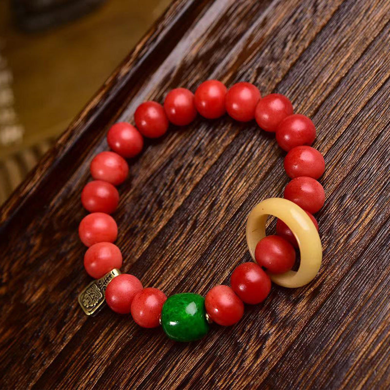 Natural full blood camel bone bracelet Tibetan retro unisex
