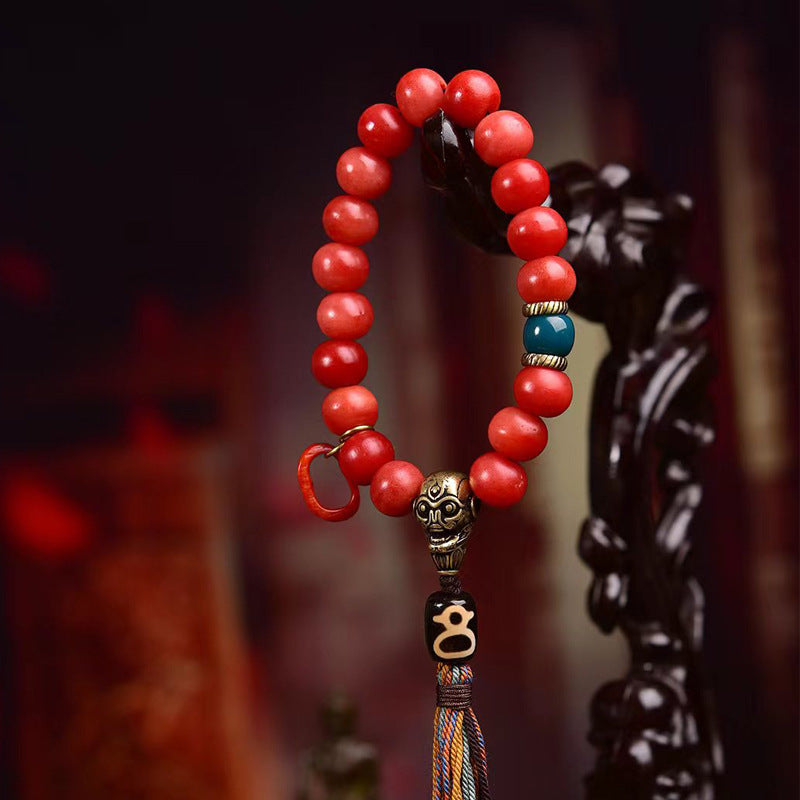 Natural full blood camel bone bracelet Tibetan retro unisex