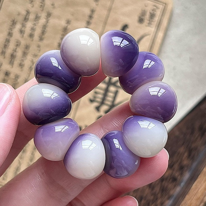 Adorable Mini Garlic Clove and Mangosteen Handheld Charms,Multiple Colors Available