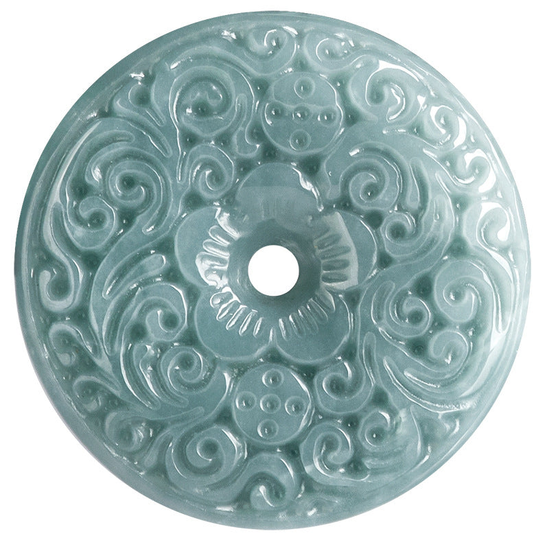 Natural Grade A Jade Ancient Carved Pendant – Guarding the Energy of Eternal Peace & Tranquility