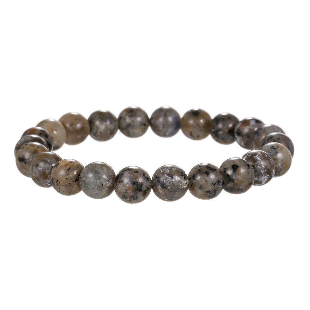 Flame Stone Energy Bracelet Single Circle Round Bead Bracelet