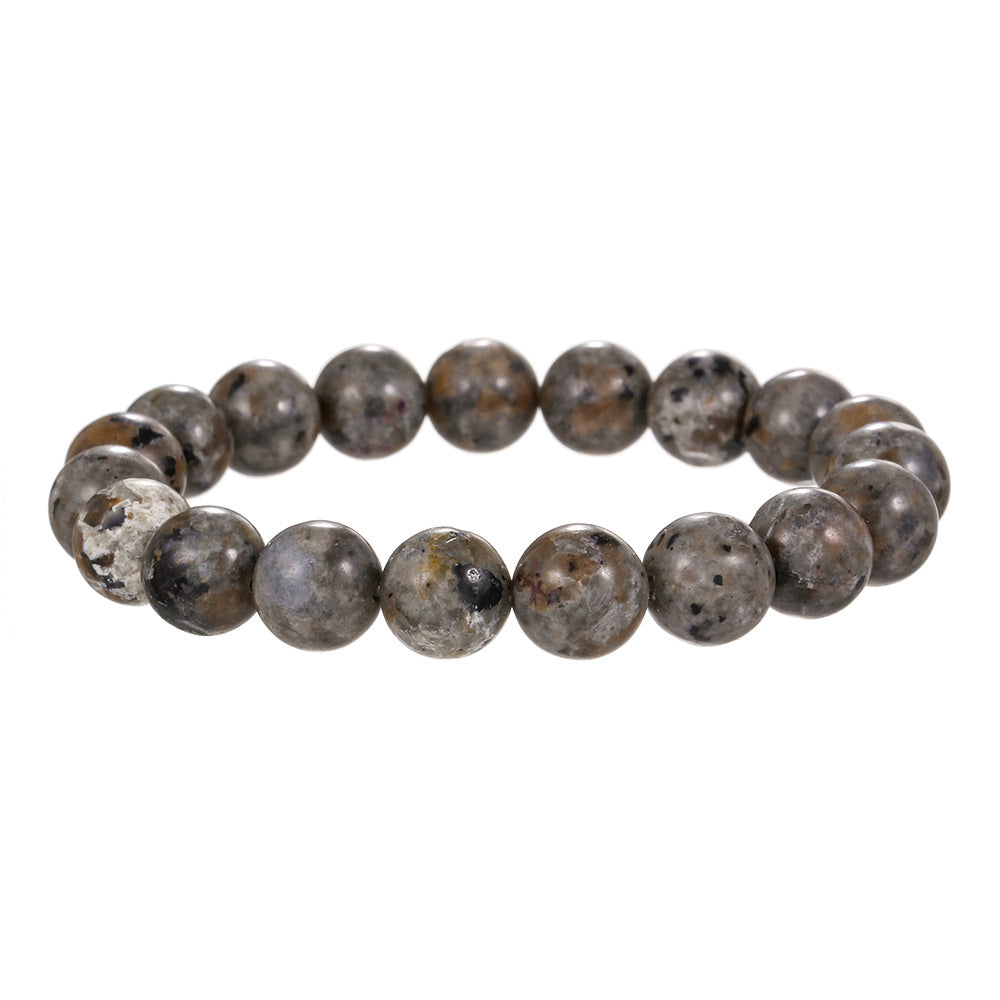 Flame Stone Energy Bracelet Single Circle Round Bead Bracelet