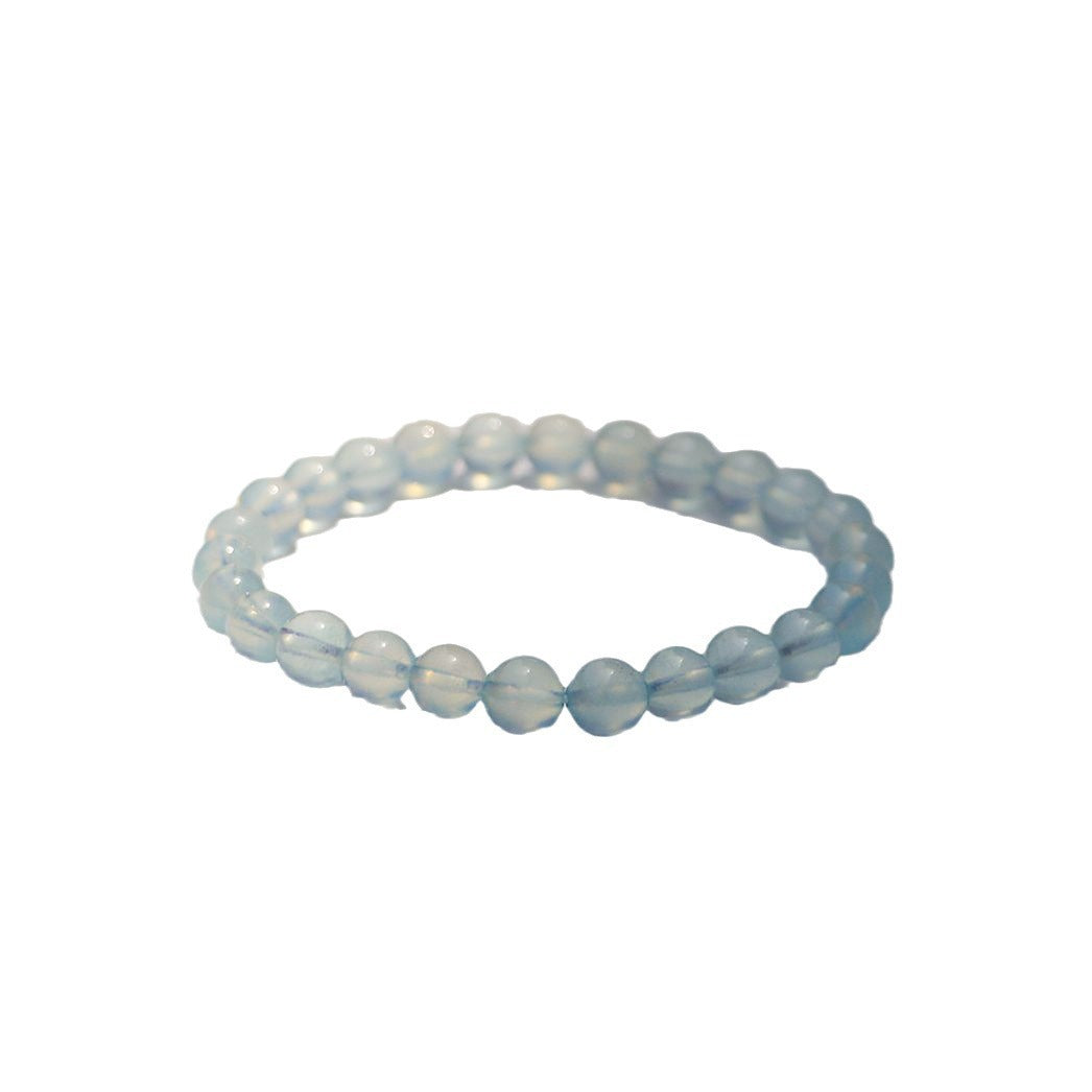 Natural  Ice Aquamarine Crystal Bracelet