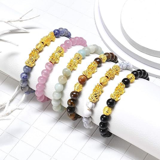 Feng Shui Fortune Tiger Eye Pixiu Bracelet Collection Multiple options available