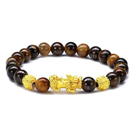 Feng Shui Fortune Tiger Eye Pixiu Bracelet Collection Multiple options available
