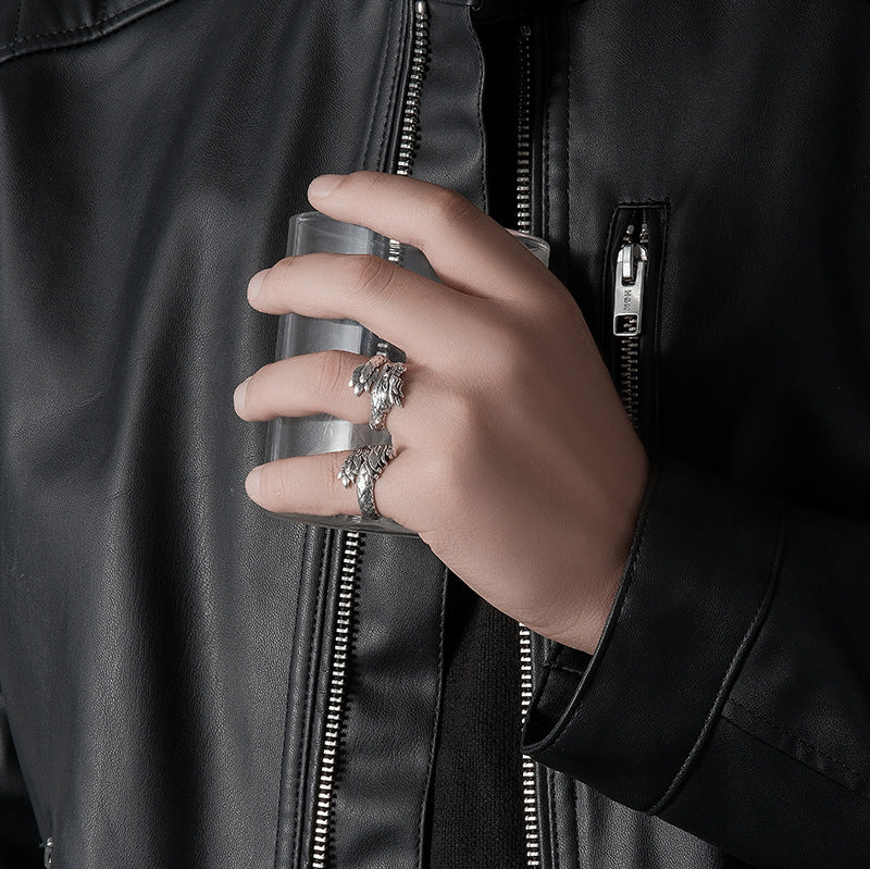 Dragon & Phoenix Couple Ring