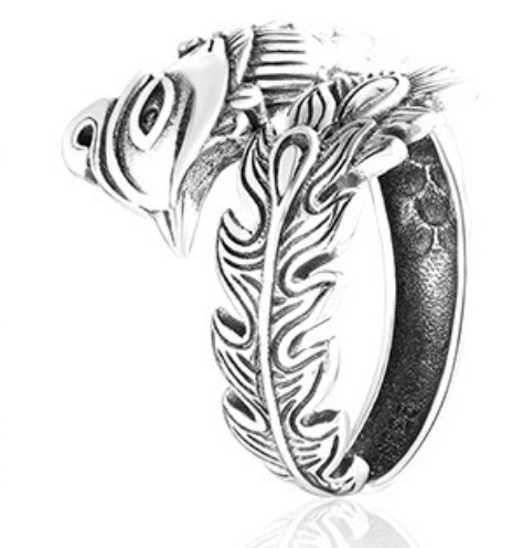 Dragon & Phoenix Couple Ring