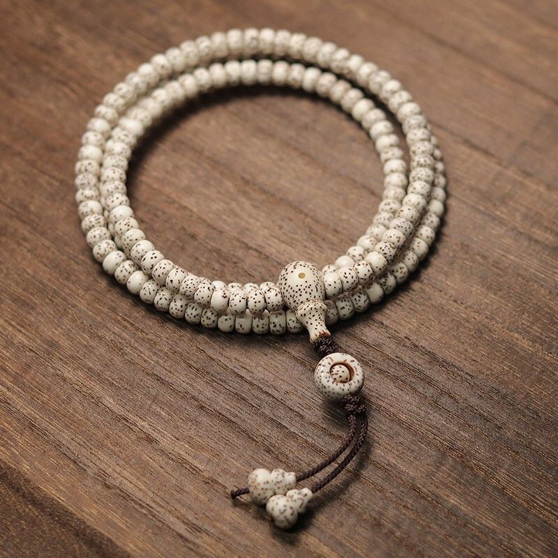 Star Moon Bodhi 108 Beads Bracelet – Fortune Gourd Version