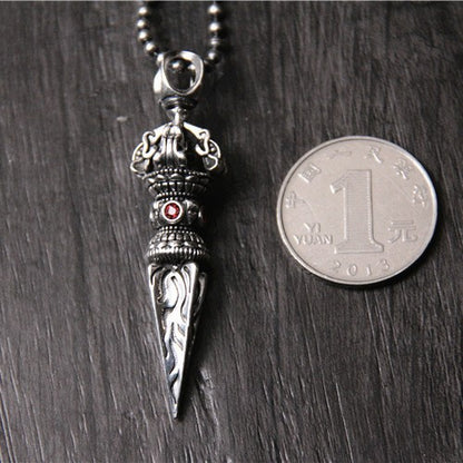 S925 sterling silver Vajra Pendant