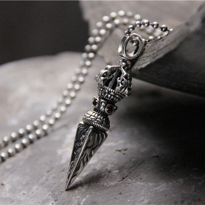 S925 sterling silver Vajra Pendant
