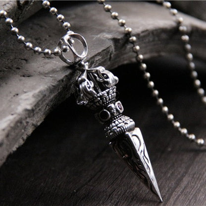 S925 sterling silver Vajra Pendant