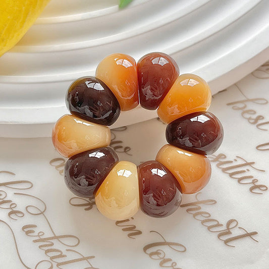 Adorable Mini Garlic Clove and Mangosteen Handheld Charms，Multiple Colors Available