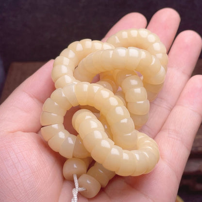 108beads Beveled Bodhi Seed Beads for Stress Relief