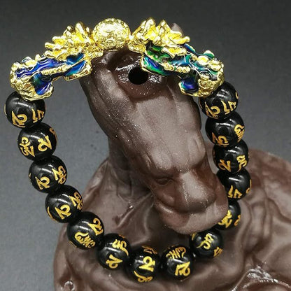 12mm Thermochromic Feng Shui Pixiu Fortune Bracelet